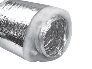 Монтаж вентиляционных систем с применением теплоизолированных гибких воздуховодов