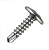 Саморез с пресс-шайбой и сверлом нержавеющий А2 4.8x32